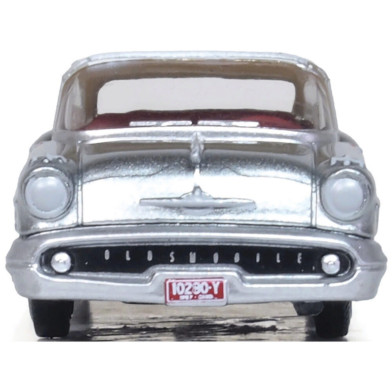 メル様LITTLE ONE VINTAGE POINTED FLAT 1957 Oldsmobile 88 Convertible Juneau Gray / White / Red