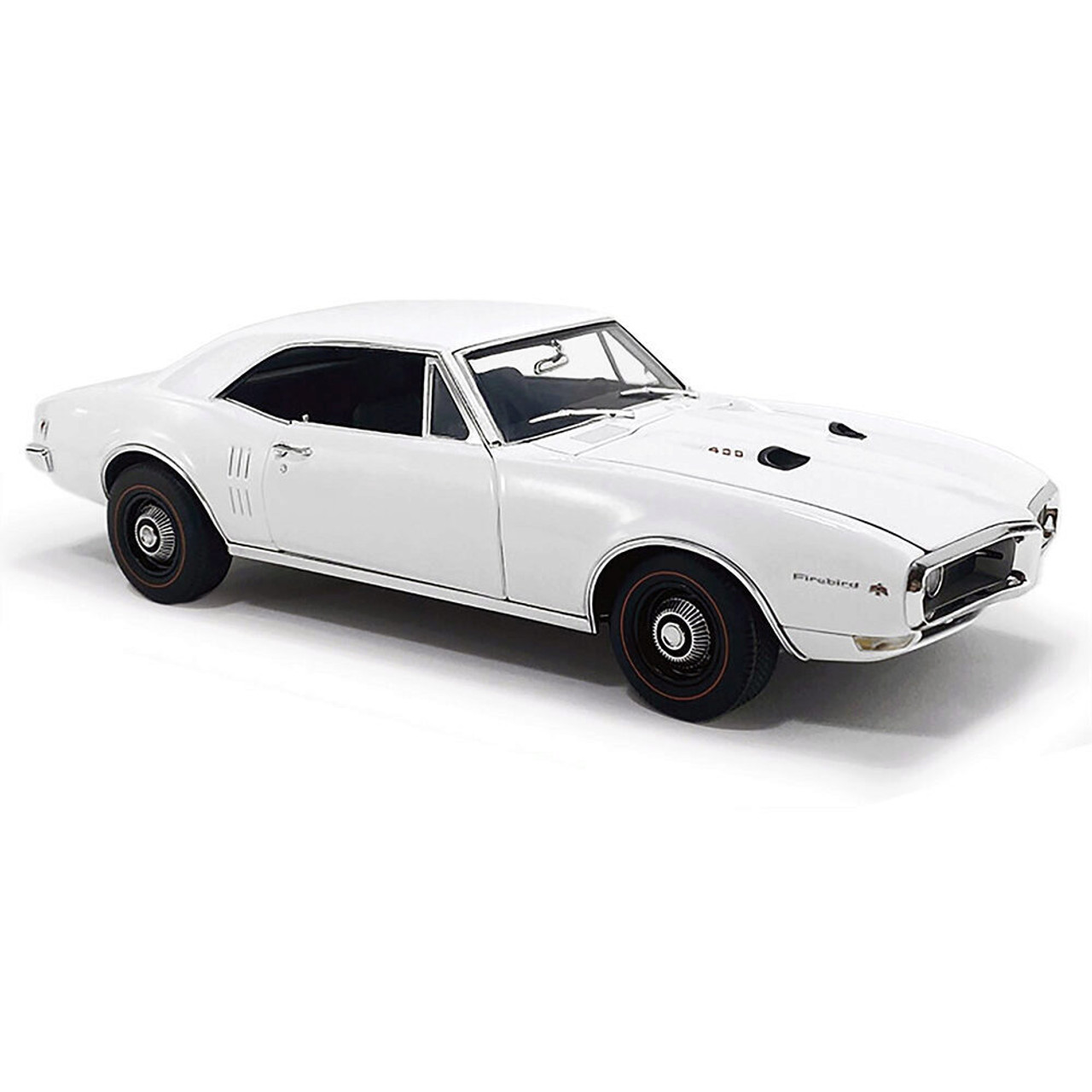 ACME 1968 Pontiac Firebird ミニカー 1968 Pontiac Firebird First Ram Air II White Diecast Model