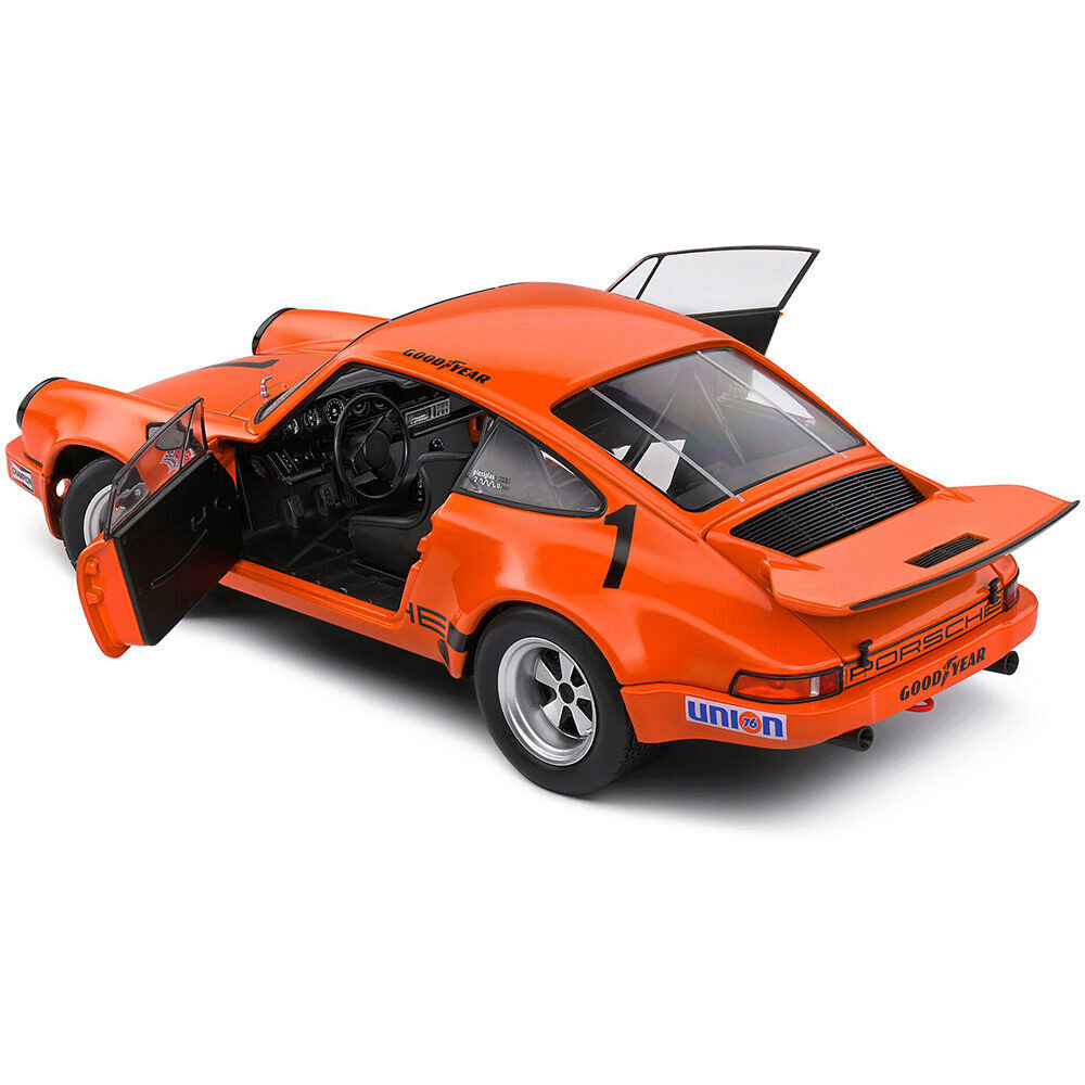 〓1/18スケール〓ポルシェ911ターボ〓ダイキャストモデル〓オレンジ〓新品〓 1974 Porsche 911 IROC Orange #1 Donohue IROC Daytona | Solido