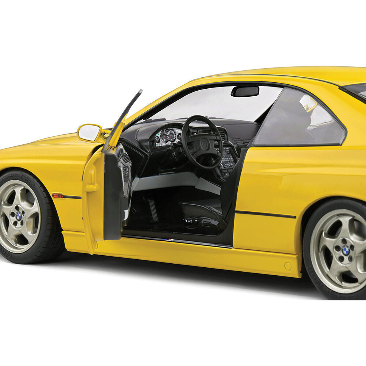 ソリード 1/18 BMW E31 850CSi ミニカー 1/18 Solido 1992 BMW 850 (E31) CSI (Arctic Silver Metallic