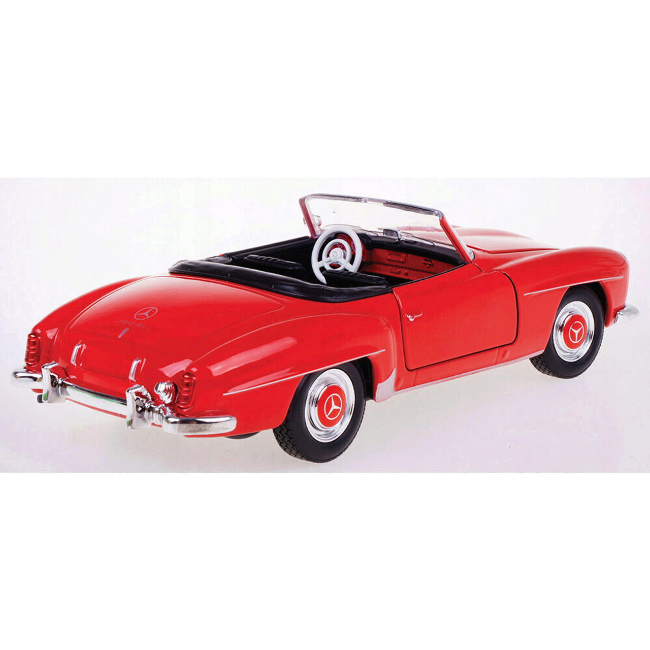1955 Mercedes-Benz 190 SL Convertible Red Diecast Model Car