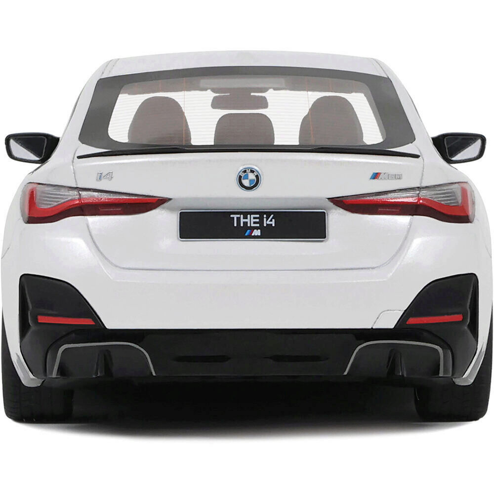 2021 BMW I4 M50 White Cast Resin Model Car | Ottomobile