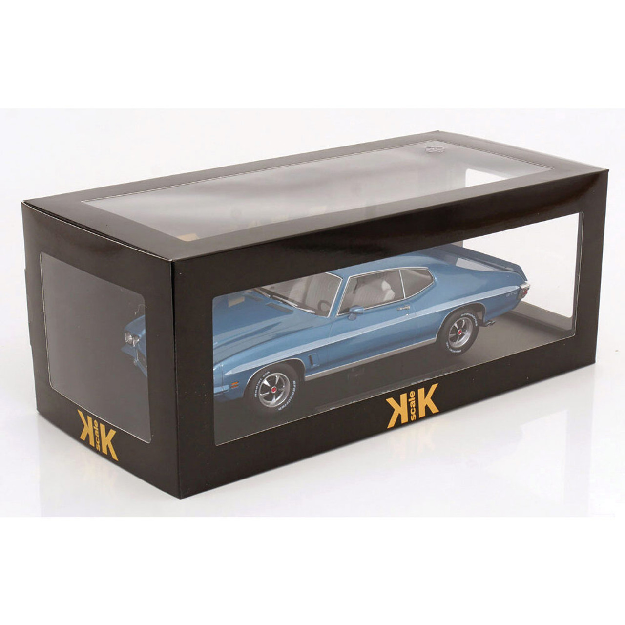 1972 Pontiac Le Mans GTO Light Blue Diecast Model Car | KK Scale