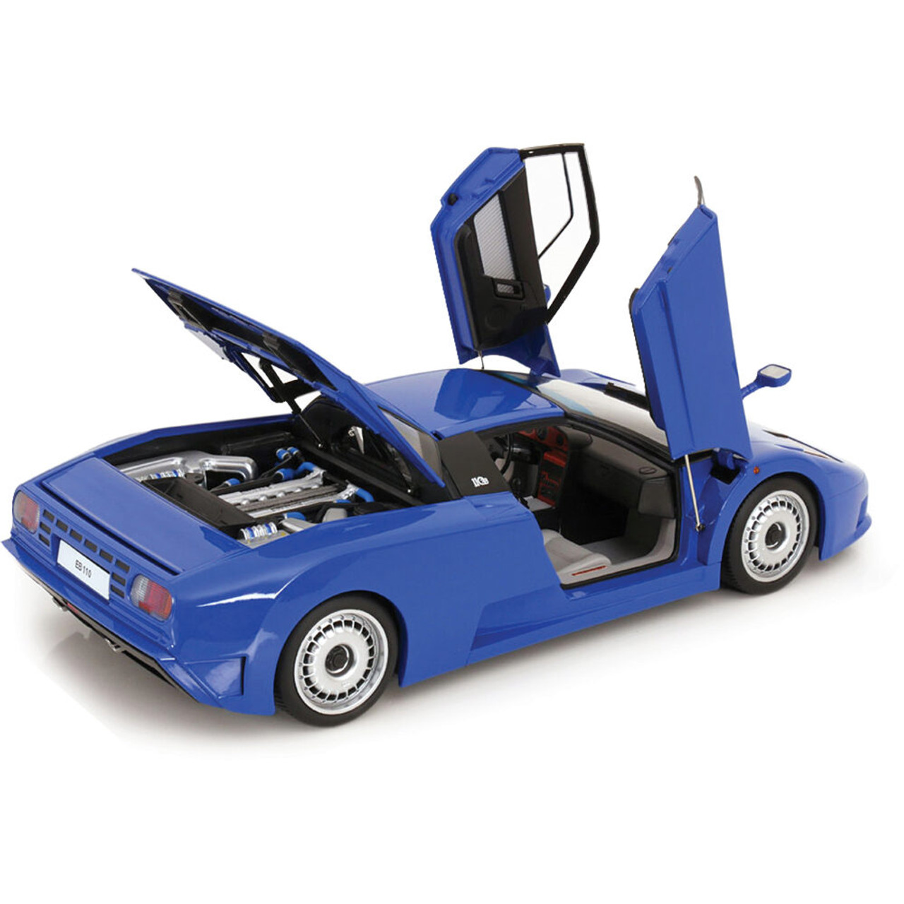 1991 Bugatti EB110 Blue Diecast Model Car | KK Scale