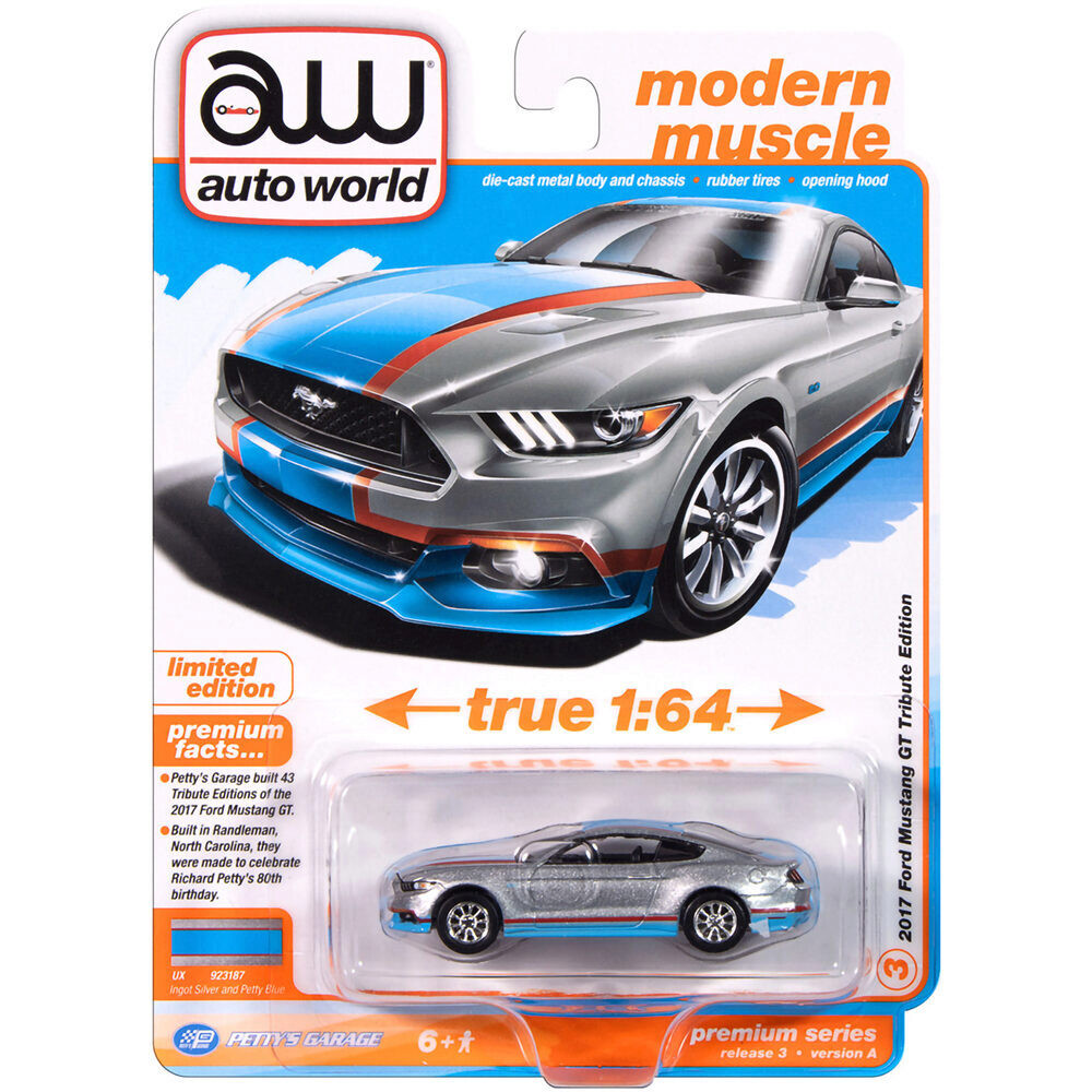 2017 Petty's Garage Mustang GT Tribute Edition Silver | Auto World