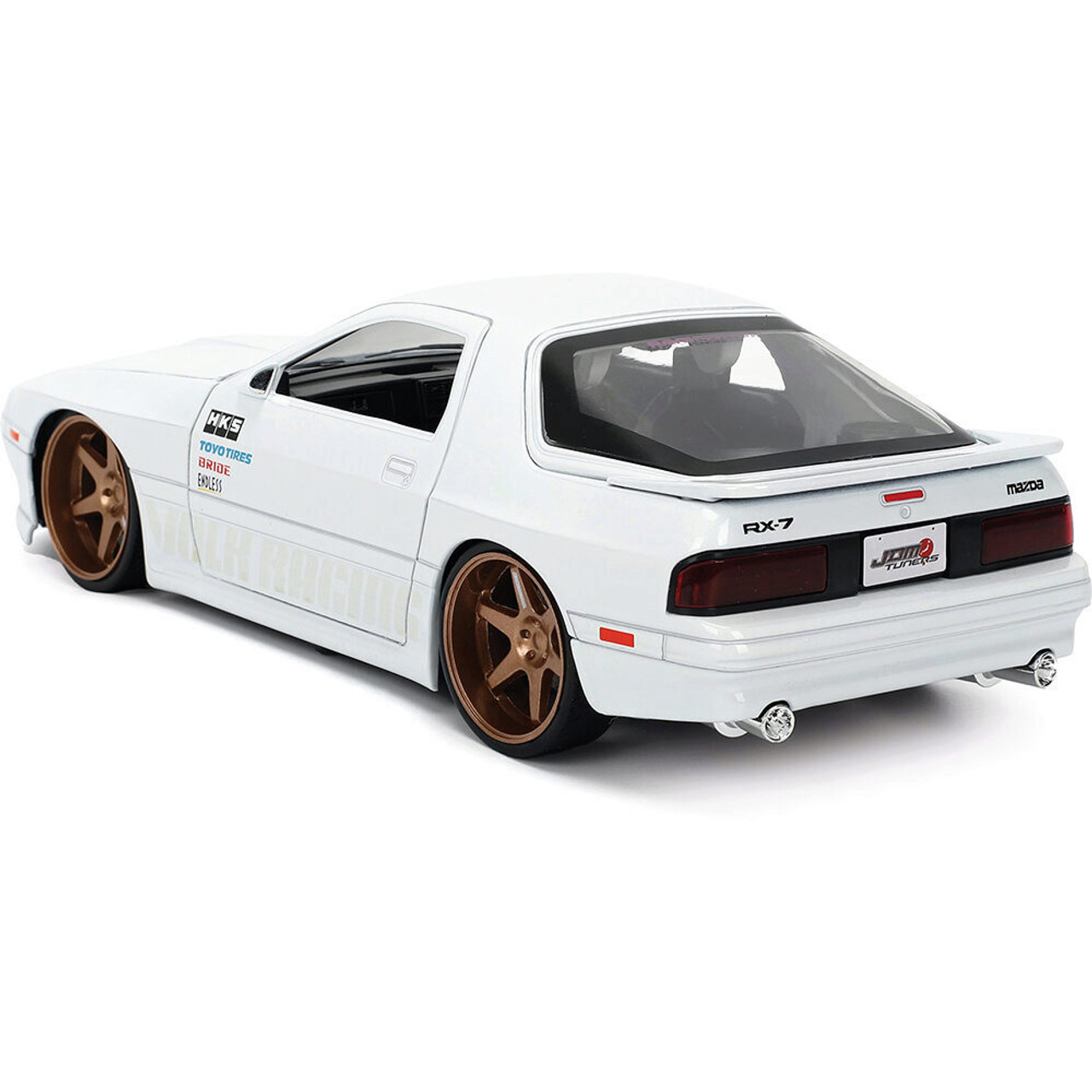 1985 Mazda RX-7 White Diecast Model Car | Jada Toys