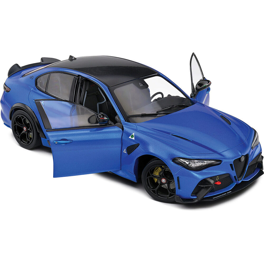 2022 Alfa Romeo Giulia GTA Blue Diecast Model Car | Solido