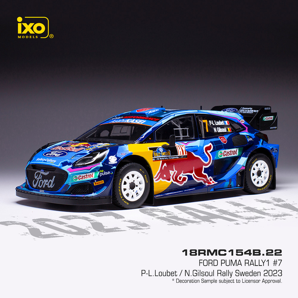 2023 FORD PUMA Rally1 #7 P-L.Loubet N.Gilsoul Rally Sweden