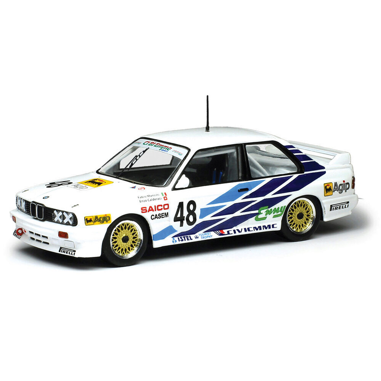 1987 BMW E30 M3 #48 E.CALDERARI/F.MANCINI WTCC | IXO Models