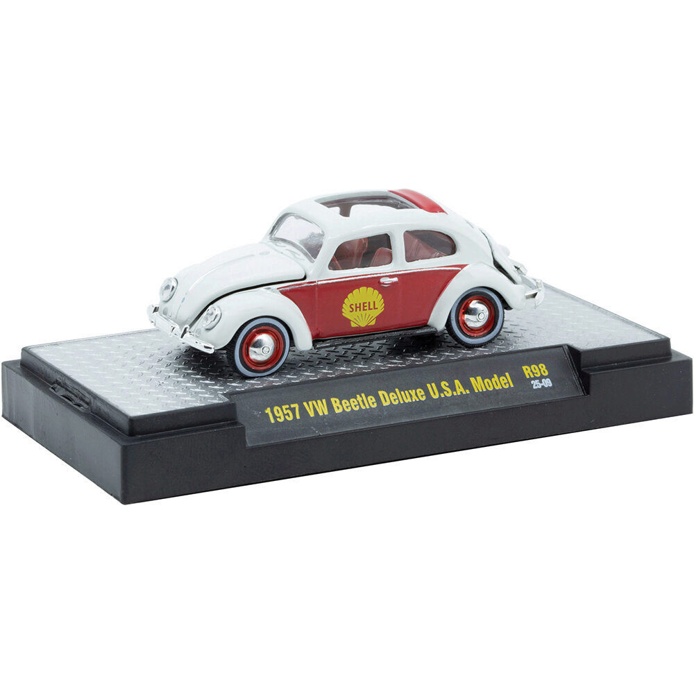 1957 VW Beetle Deluxe Shell Diecast Model Car | M2 Machines
