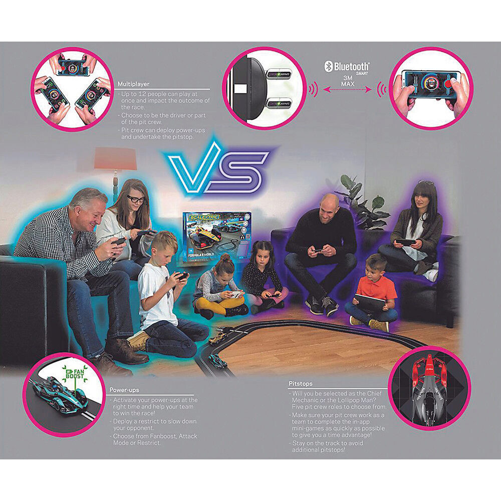 Coffret Circuit Scalextric D'époque - Série Grand Prix - Sans Transfo, Non Testé