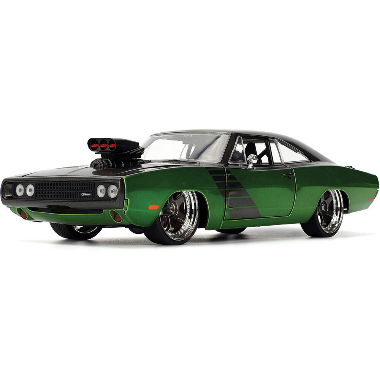 1970 Dodge Charger R/T Blown Green Diecast Model Car | Jada Toys