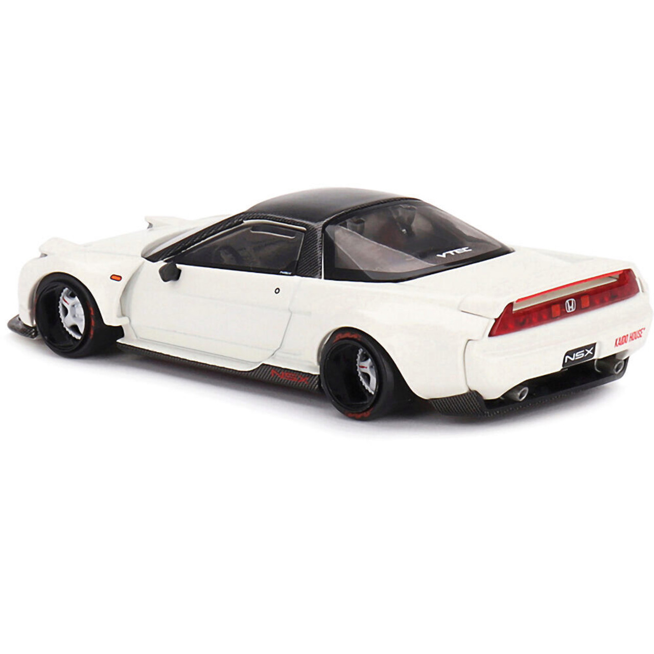 Honda NSX (NA1) Kaido WORKS V2 White Diecast Model Car