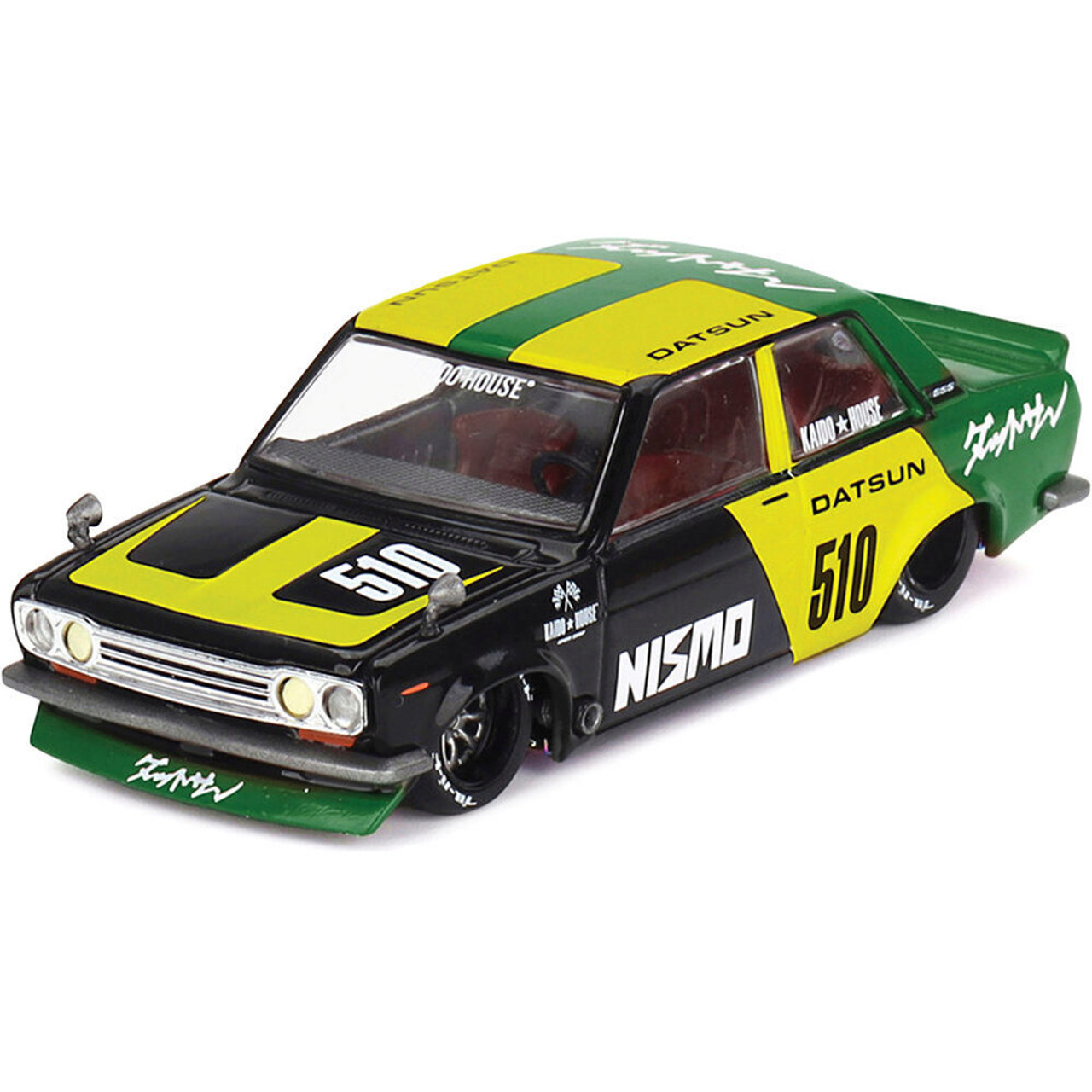 Datsun Street 510 Racing V2 Black Yellow | Kaido House