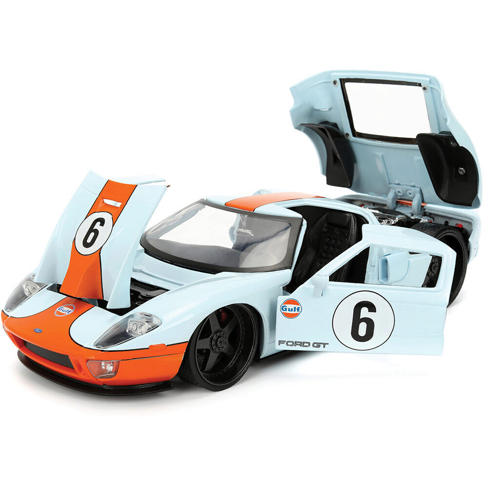 2005 Ford GT Gulf #6 Diecast Model Car | Jada Toys