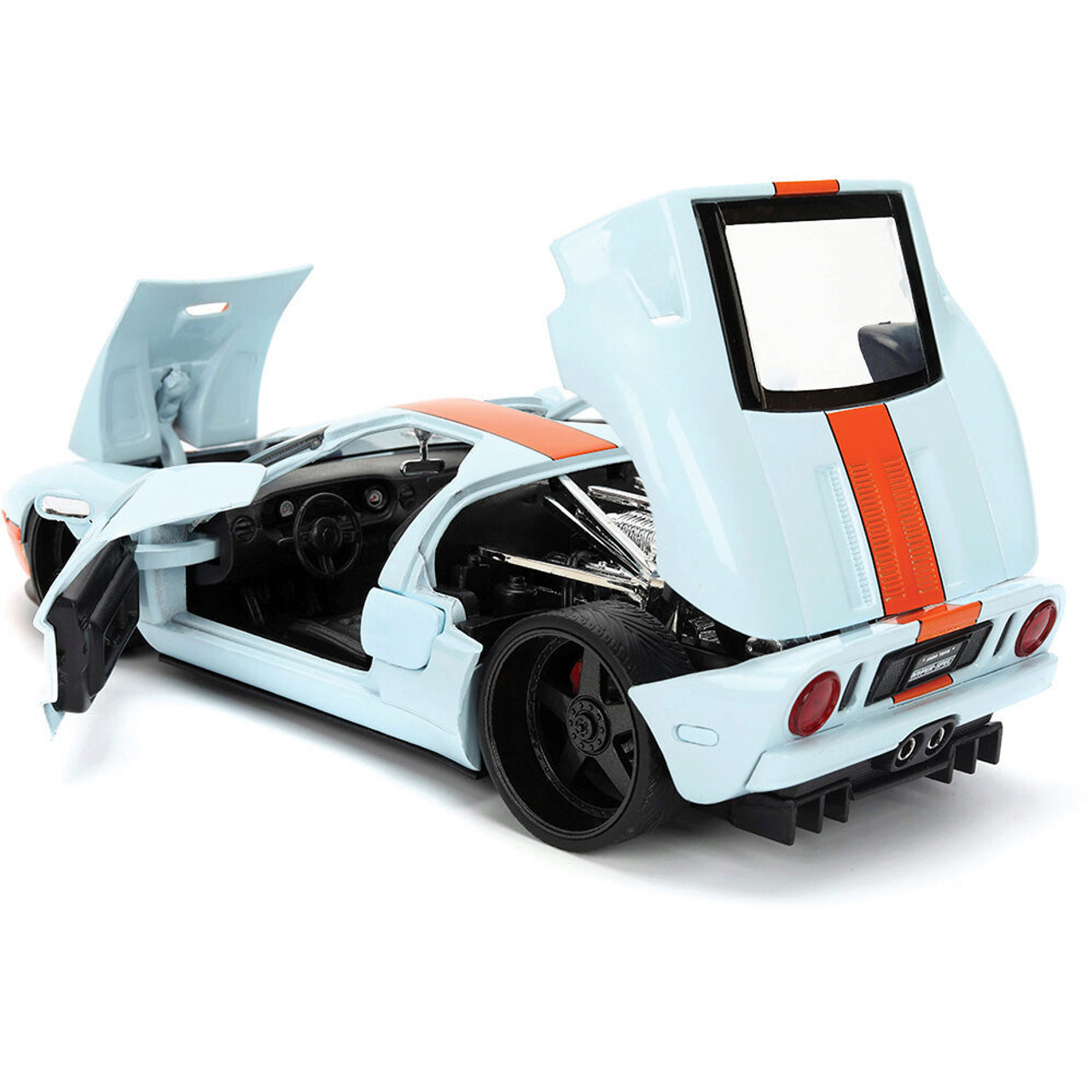 Jada Toys 2005 フォード GT - ガルフ 2005 Ford GT Gulf #6 Diecast Model Car | Jada Toys