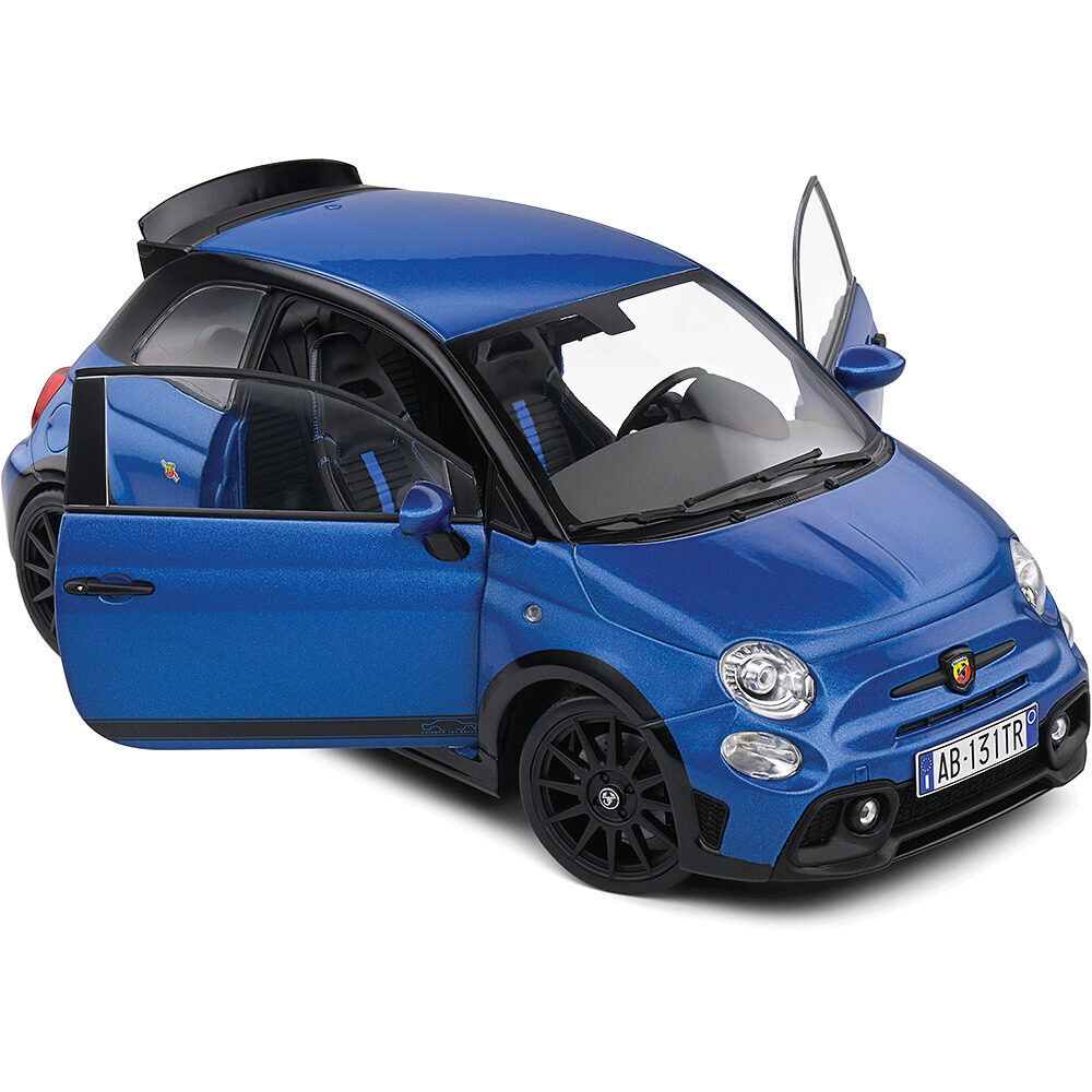 ミニカー 1/18 Fiat Abarth 695 Ferrari Tribute 2022 Fiat 695 Abarth Tributo 131 Rally Blue Diecast Model Car | Solido