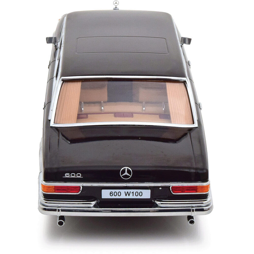 1964 Mercedes 600 LWB W100 Pullman Black Diecast Model Car | KK Scale
