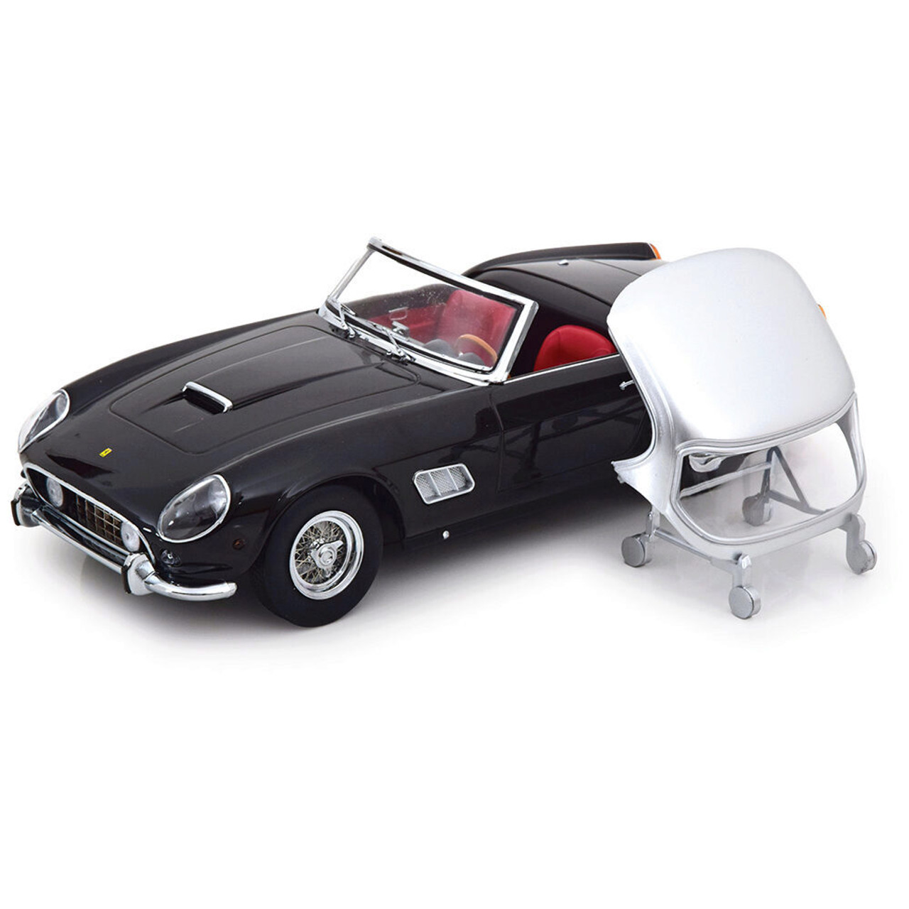 1960 Ferrari 250 California Spyder Black Diecast Model Car