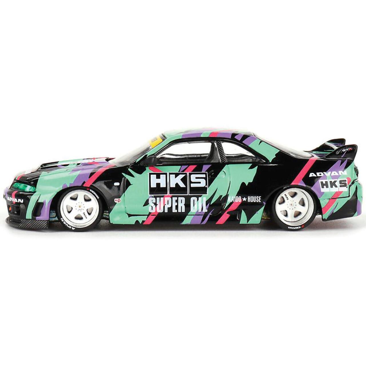 Nissan Skyline GT-R (R33) HKS V1 Black Green | Kaido House