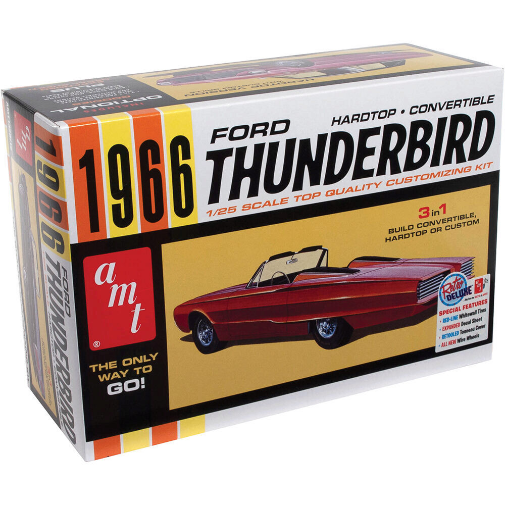 Ancienne Ford Thunderbird Eldon – Modèle Réduit Plastique 1/32 – Occasion