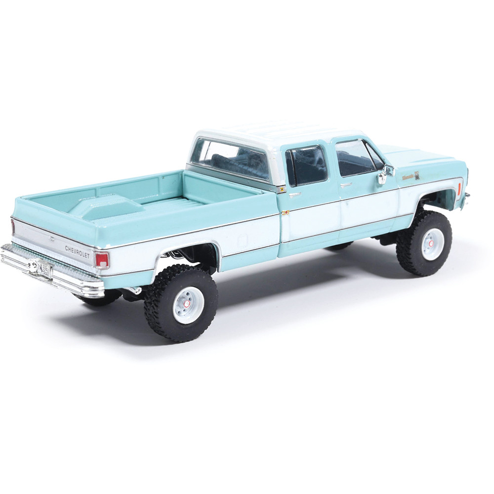 1978 Chevrolet Silverado K30 Crew Cab Fleetside Lifted Light Blue