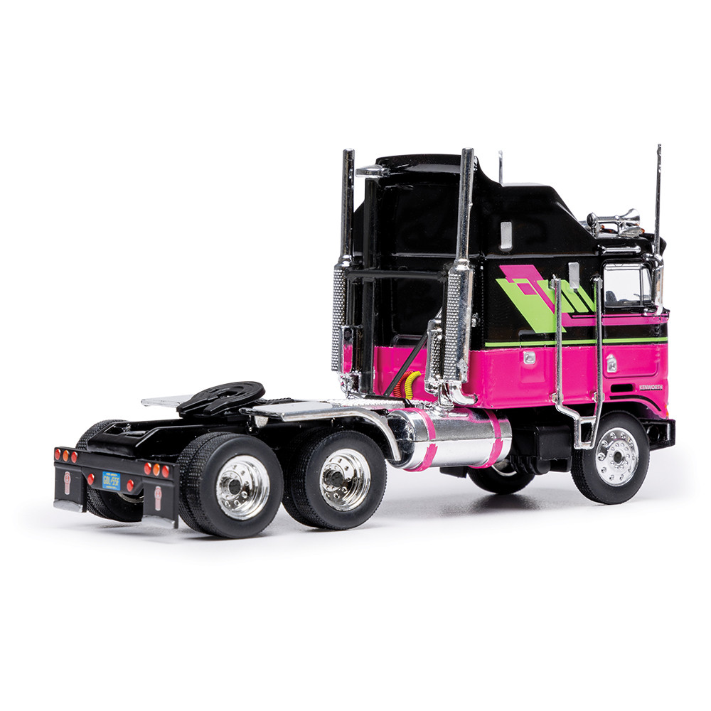 1976 Kenworth K100 Aerodyne Black and Pink | IXO Models