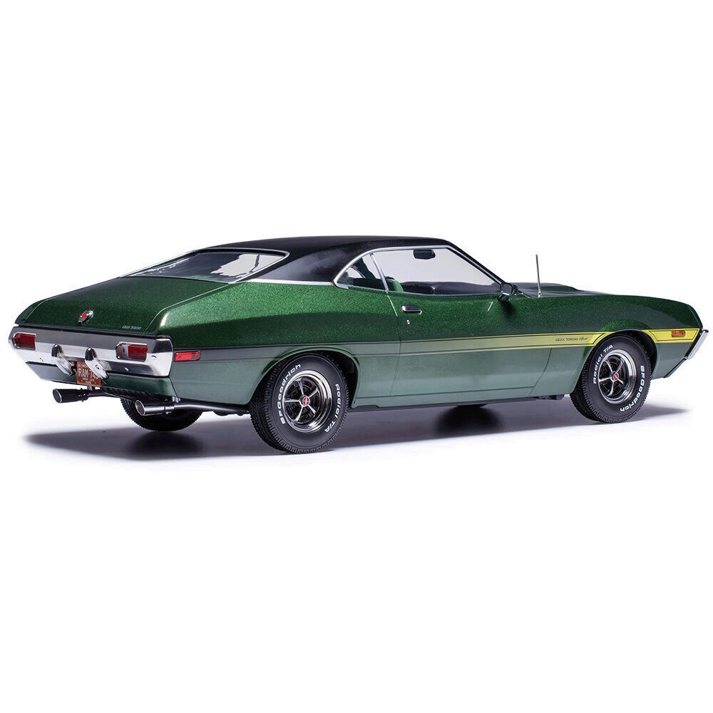 1972 Ford Gran Torino Sport Dark Green Metallic | IXO Models