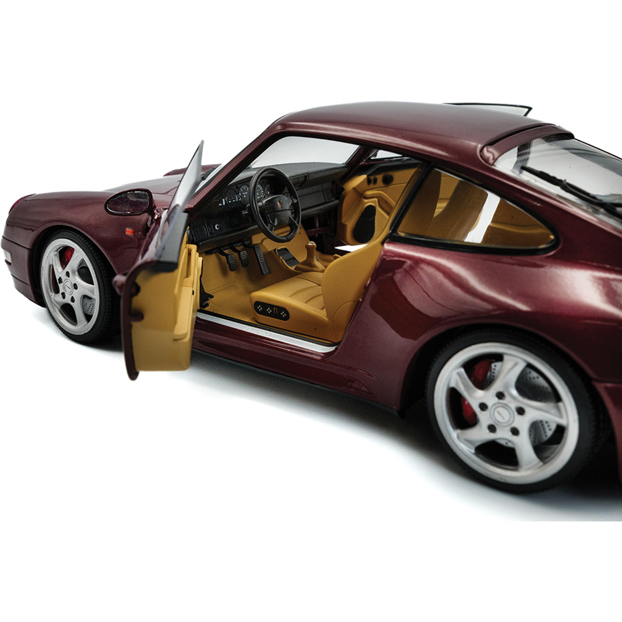 1997 Porsche 911 (993) Turbo Arena Red Diecast Model Car