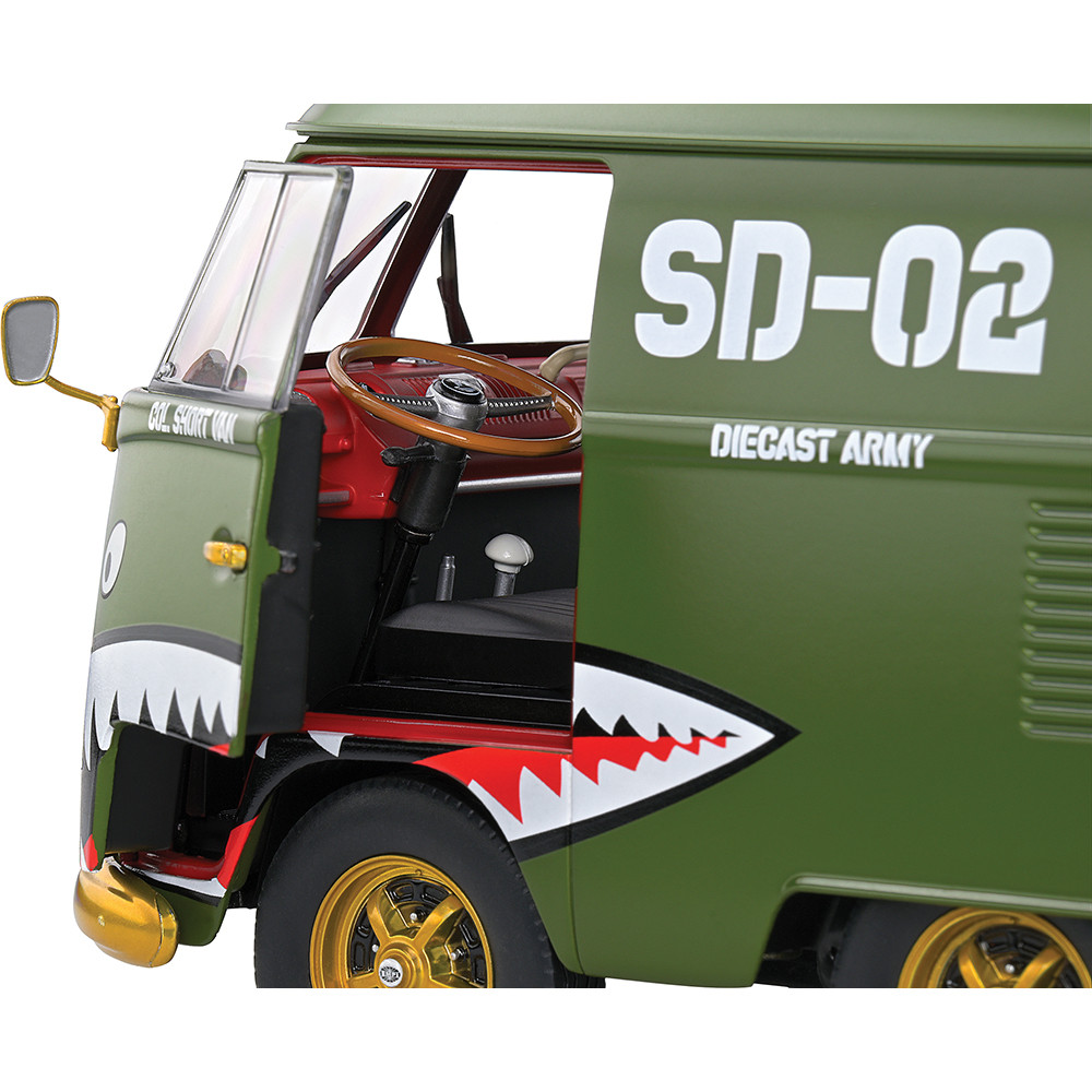 1950 Kool Kombi & Trailer Green Diecast Model Car | Solido