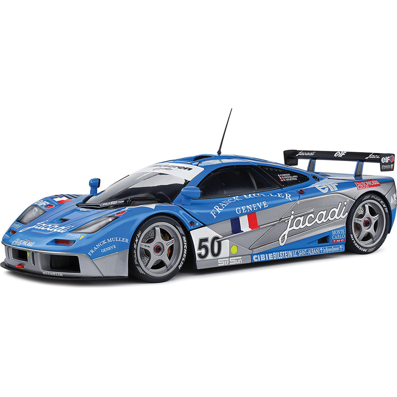 McLaren F1 1/18 スケール 1995 McLaren F1 GTR Short Tail Blue #50 24H Le Mans | Solido