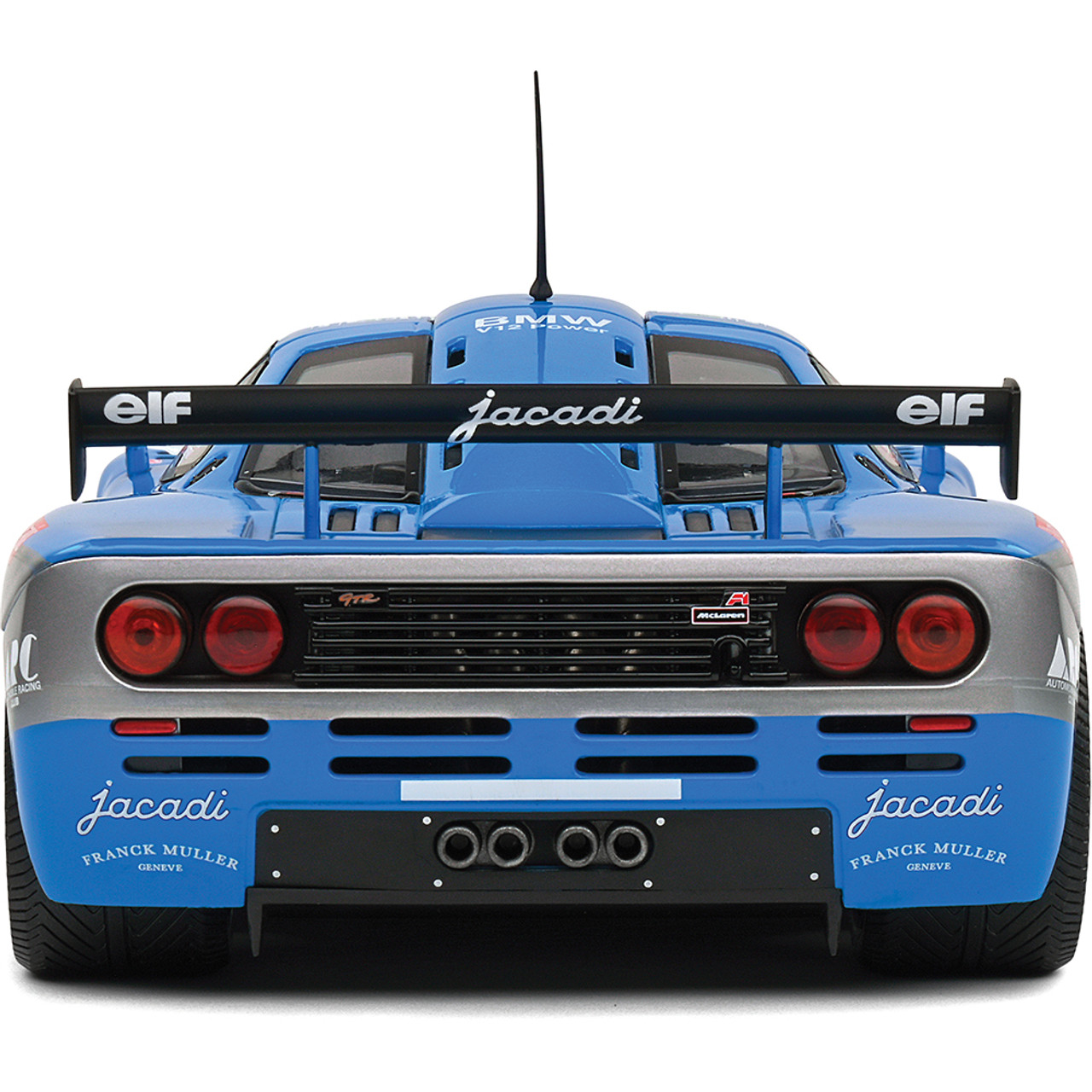 McLaren F1 GTR 24h Du mans 1995 ミニカー 1995 McLaren F1 GTR Short Tail Blue #50 24H Le Mans | Solido