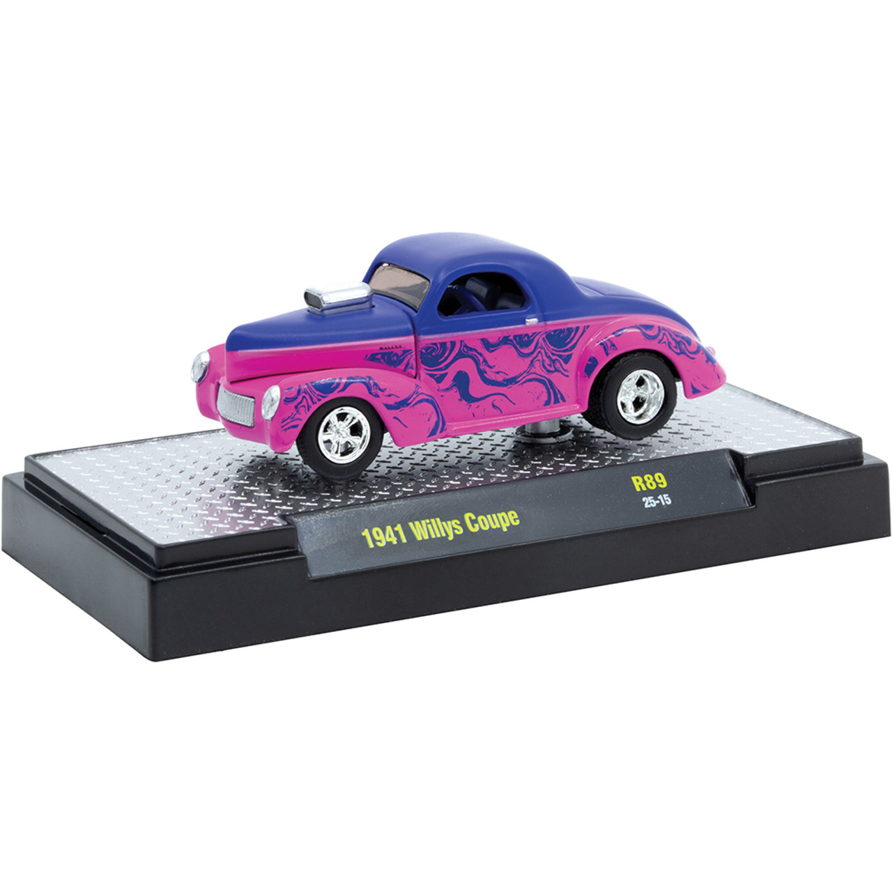 1941 Willys Coupe Pink Diecast Model Car | M2 Machines