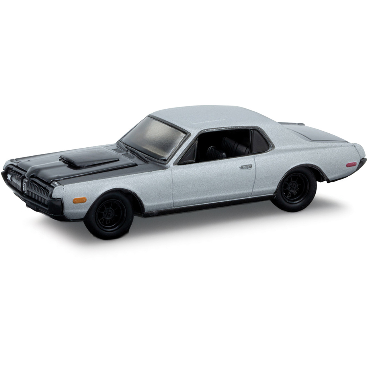 1/64 マイスト 積載車 Mercury 1968 Mercury Cougar R-Code Silver Diecast Model Car | M2