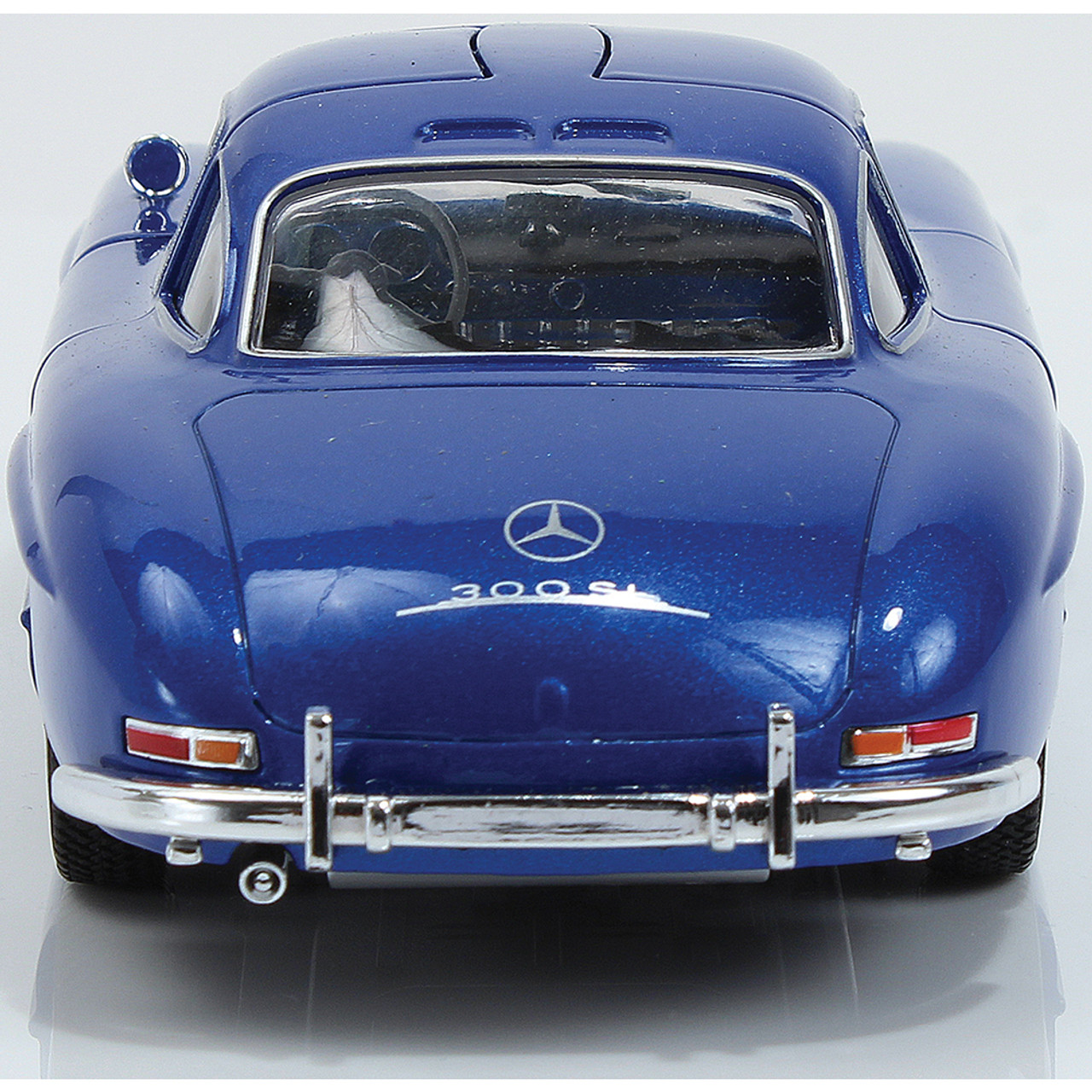 Mercedes-Benz 300 SL Gullwing Coupe Blue Diecast Model Car