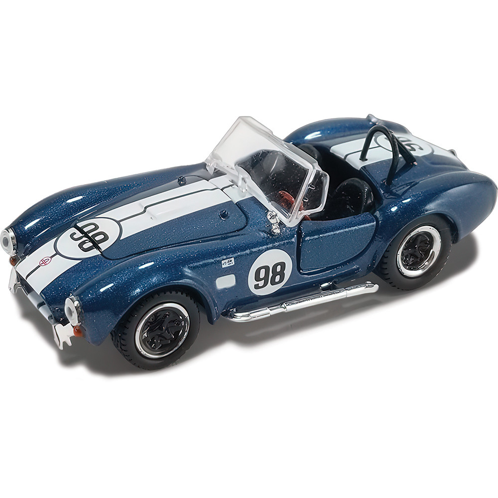 1965 Shelby Cobra 427 S/C Blue Diecast Model Car Shelby Collectibles