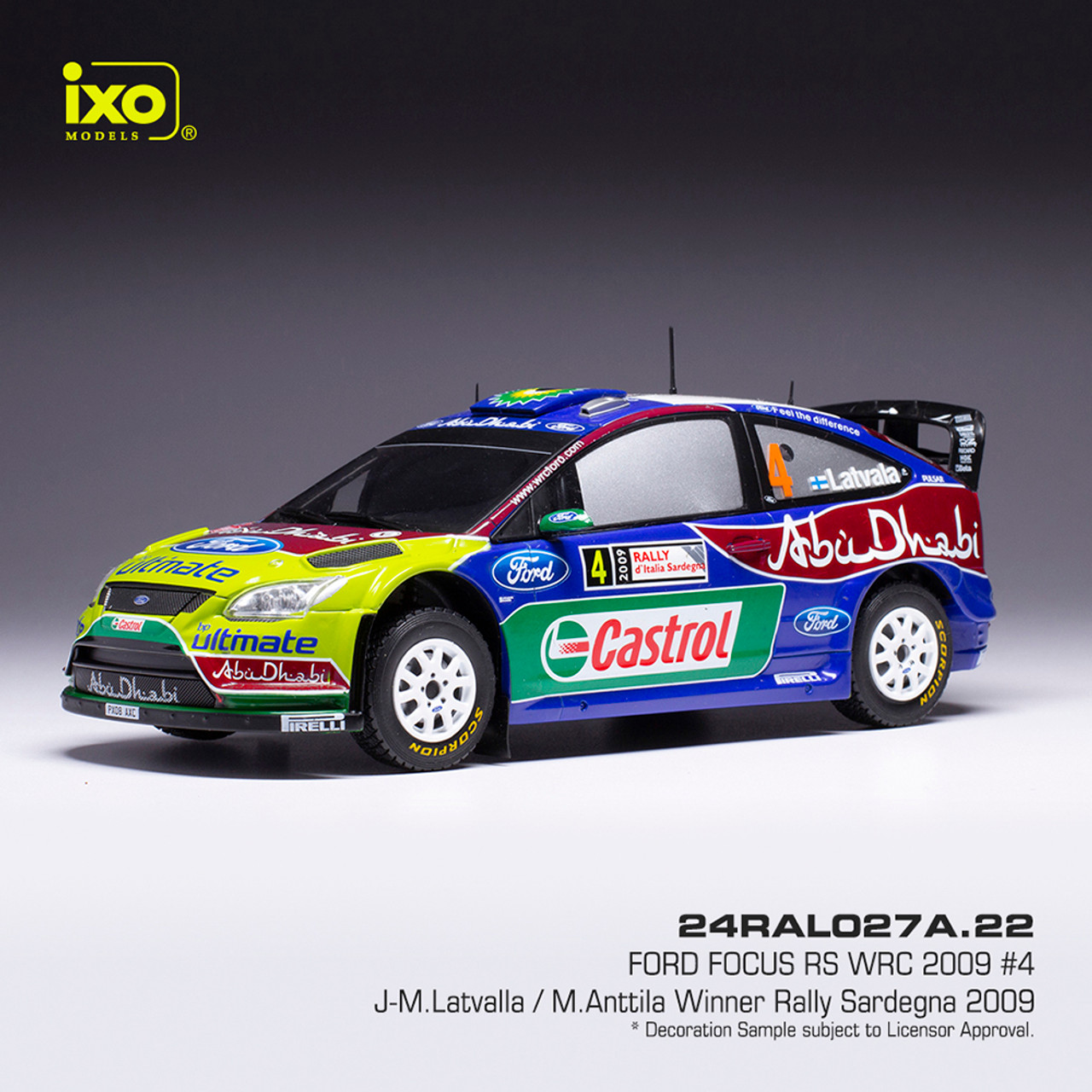 特価 MODELER'S (1/24) フォード FOCUS RS WRC Ford Focus RS WRC 2009 #4 J-M.Latvalla M.Anttila Winner R