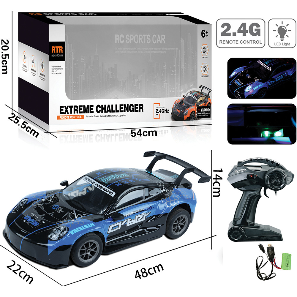 R/C 2.4 GHz Drifting Race Car with Lights | New Capable