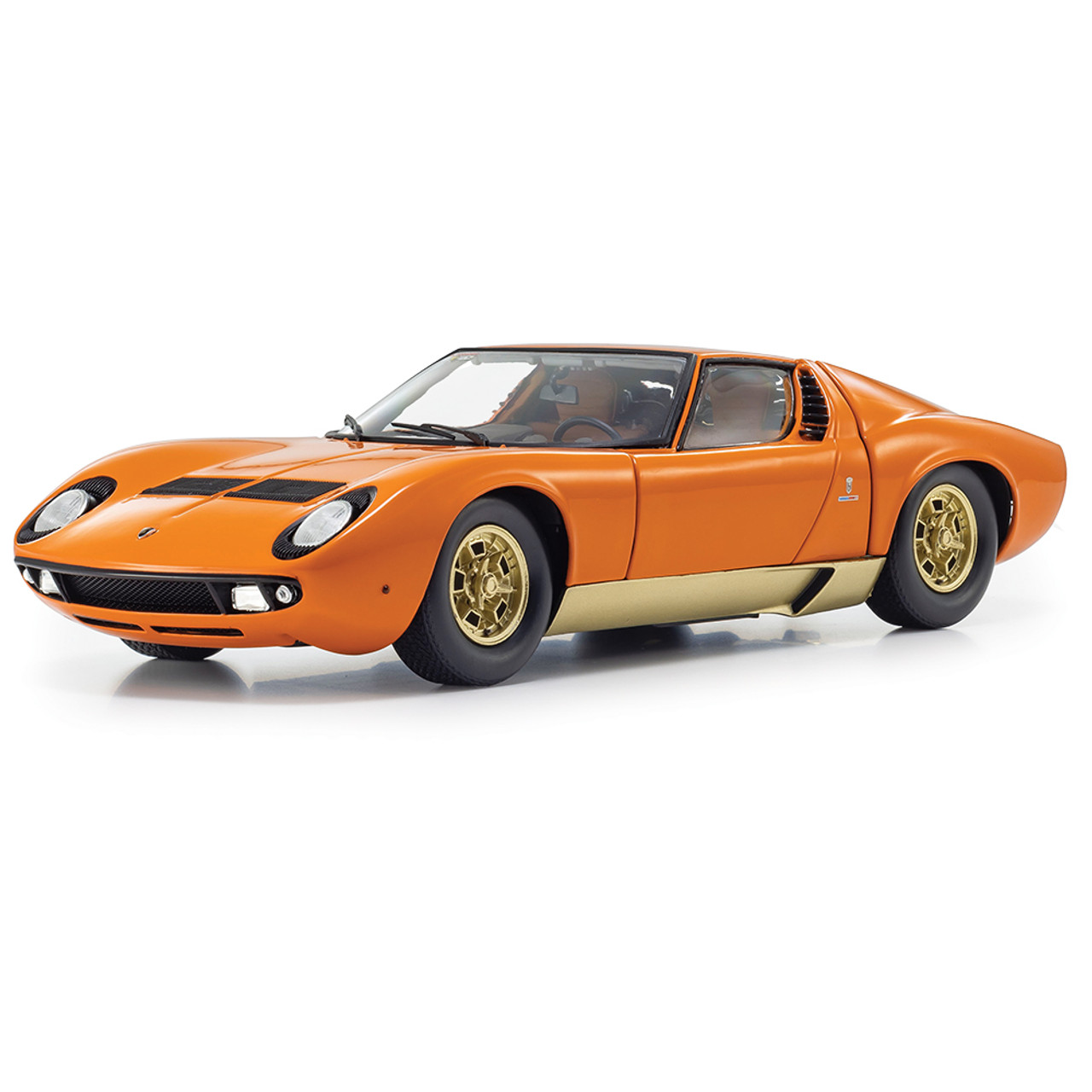 Lamborghini Miura 1/18ゴールド Kyosho Kyosho 1:18 Lamborghini Miura SV in Yellow with Gold Accents