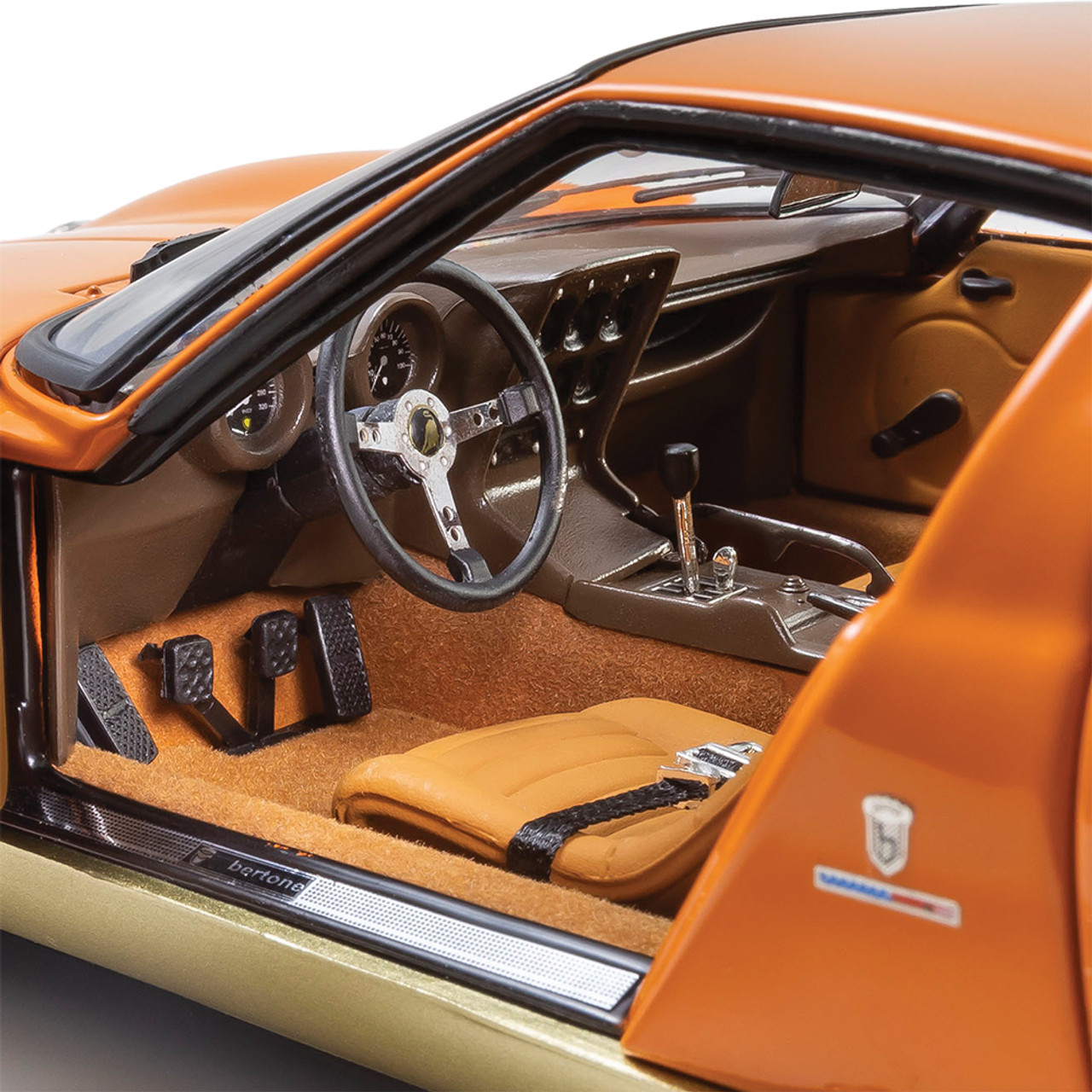 Lamborghini Miura 1/18ゴールド Kyosho Kyosho 1/18 Lamborghini Miura Diecast model Car Yellow Gifts