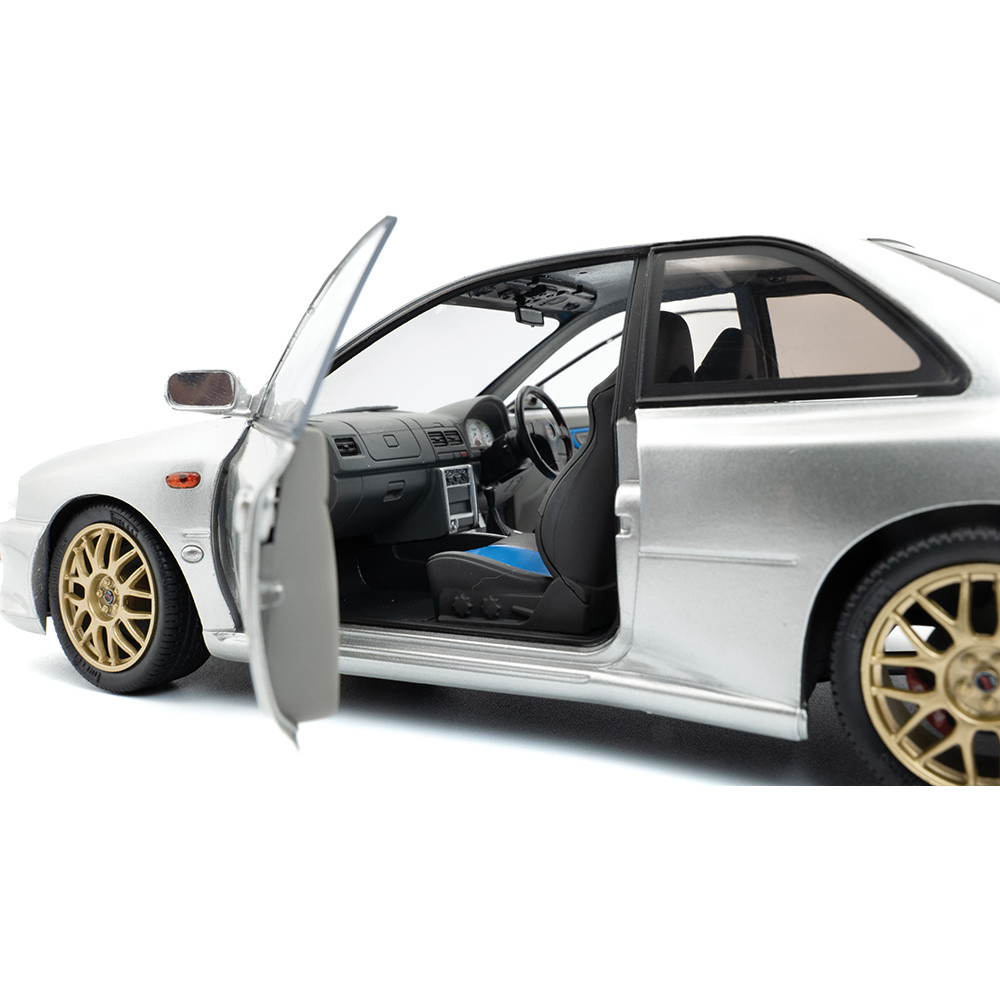 1998 Subaru Impreza WRX STI Silver Diecast Model Car | Solido