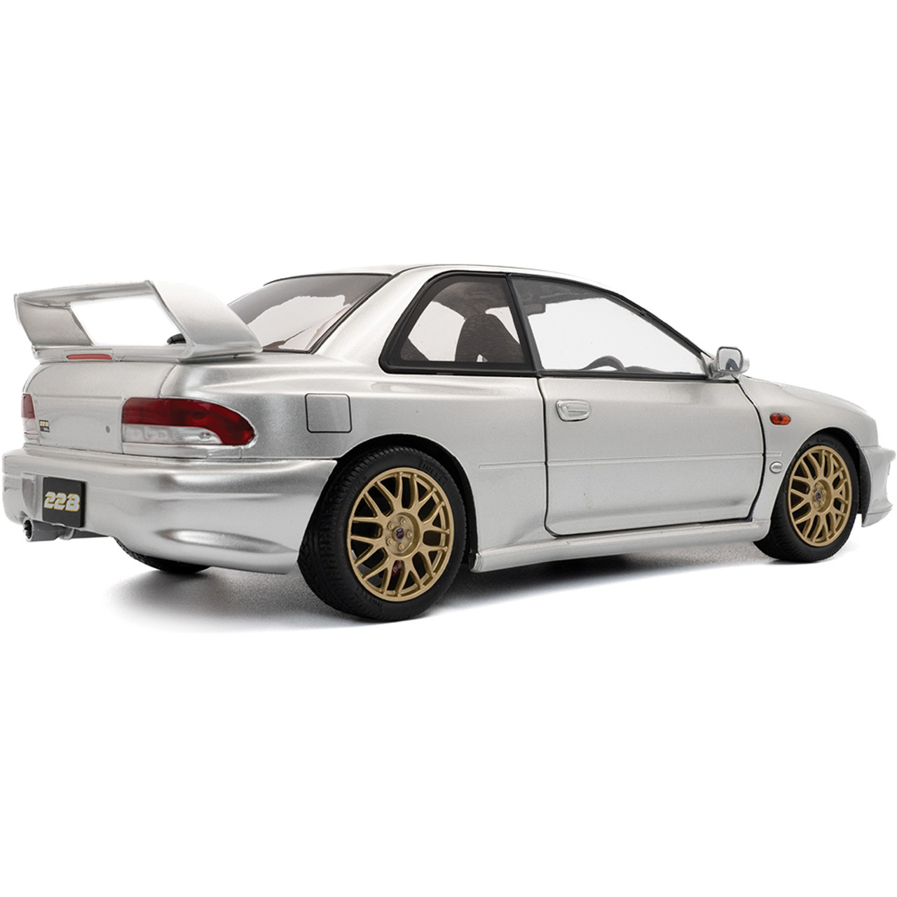 1998 Subaru Impreza WRX STI Silver Diecast Model Car | Solido
