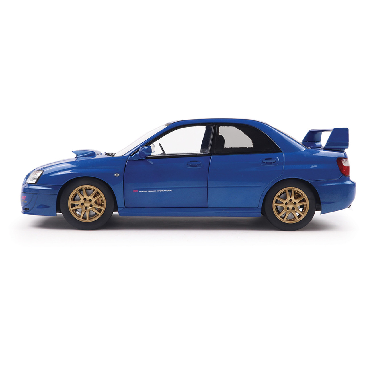 2003 Subaru Impreza WRX STI Sonic Blue Diecast Model Car