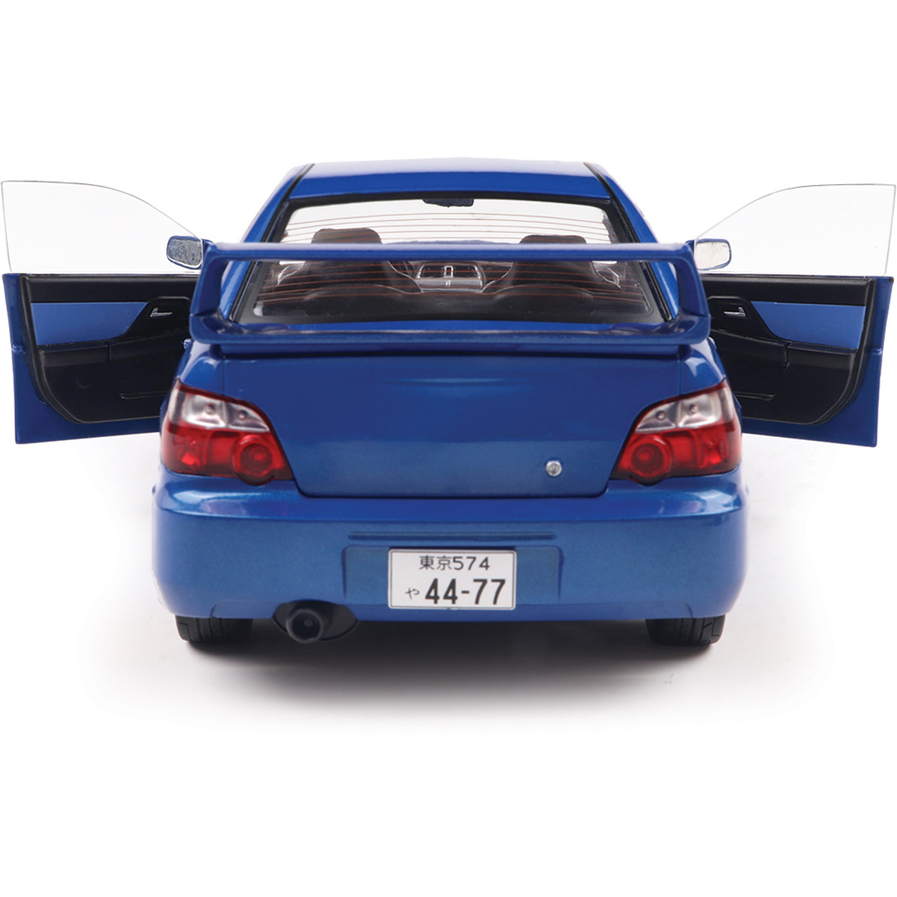 ☆Jada TOYS IMPREZA WRX STi 1/18 Jada Toys Import Racer 1:18 Scale Red Subaru WRX STi Sedan