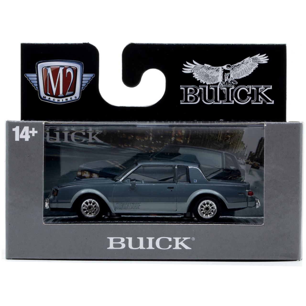 1987 Buick REGAL Limited Gray Diecast Model Car | M2 Machines