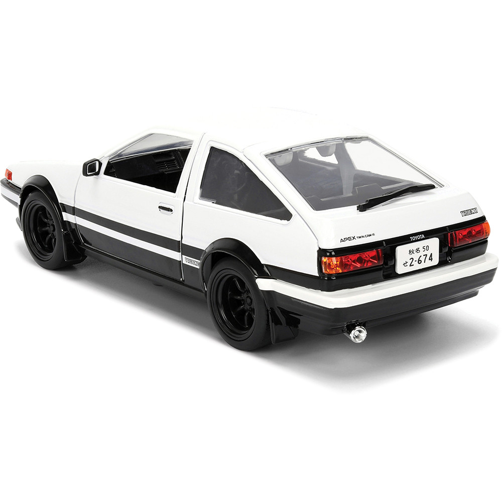 ミニカー Import Racer 1/24 Toyota Trueno AE86 JADA INITIAL D TOYOTA TRUENO AE86 1/24 with TAKUMI FIGURE BLACK