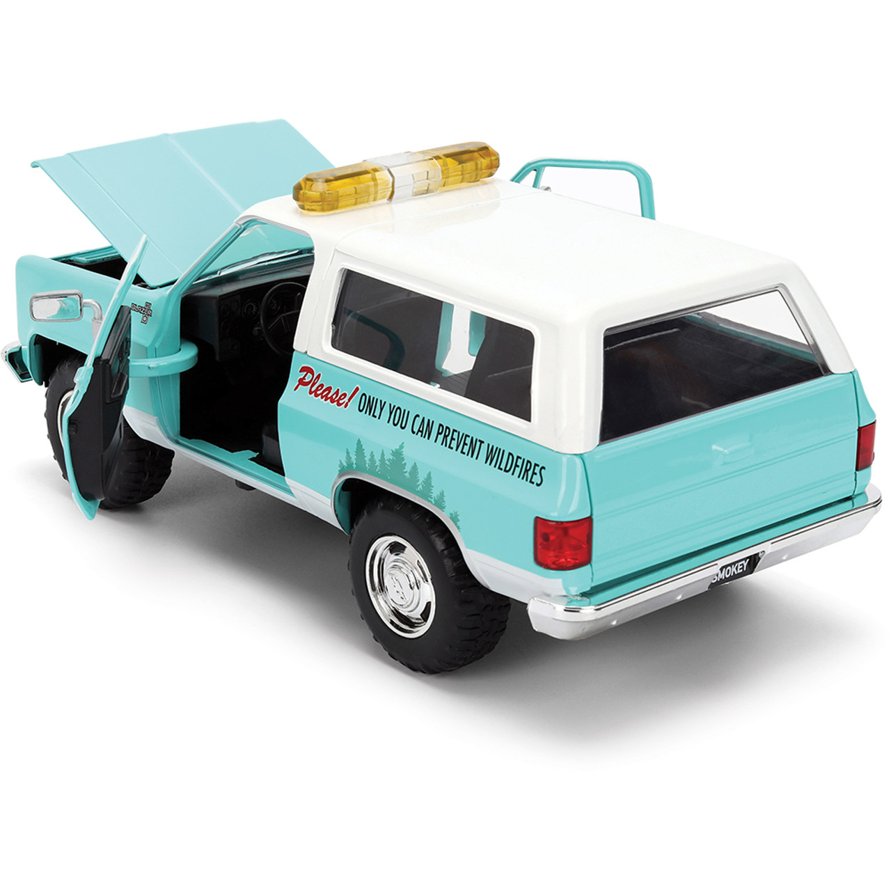 JADA 1980 シボレーブレーザー & スモーキーベアー・フィギア 1980 Chevy Blazer W/Smokey Bear Diecast Figure | Jada Toys