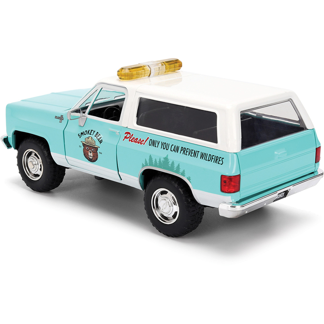 JADA 1980 シボレーブレーザー & スモーキーベアー・フィギア JADA SMOKEY BEAR 1980 CHEVY BLAZER 1:24 w/ SMOKEY BEAR
