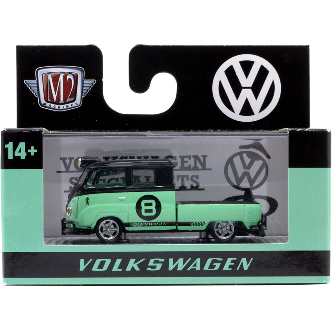 1960 VW double Cab Truck 8 Ball Diecast Model Truck | M2