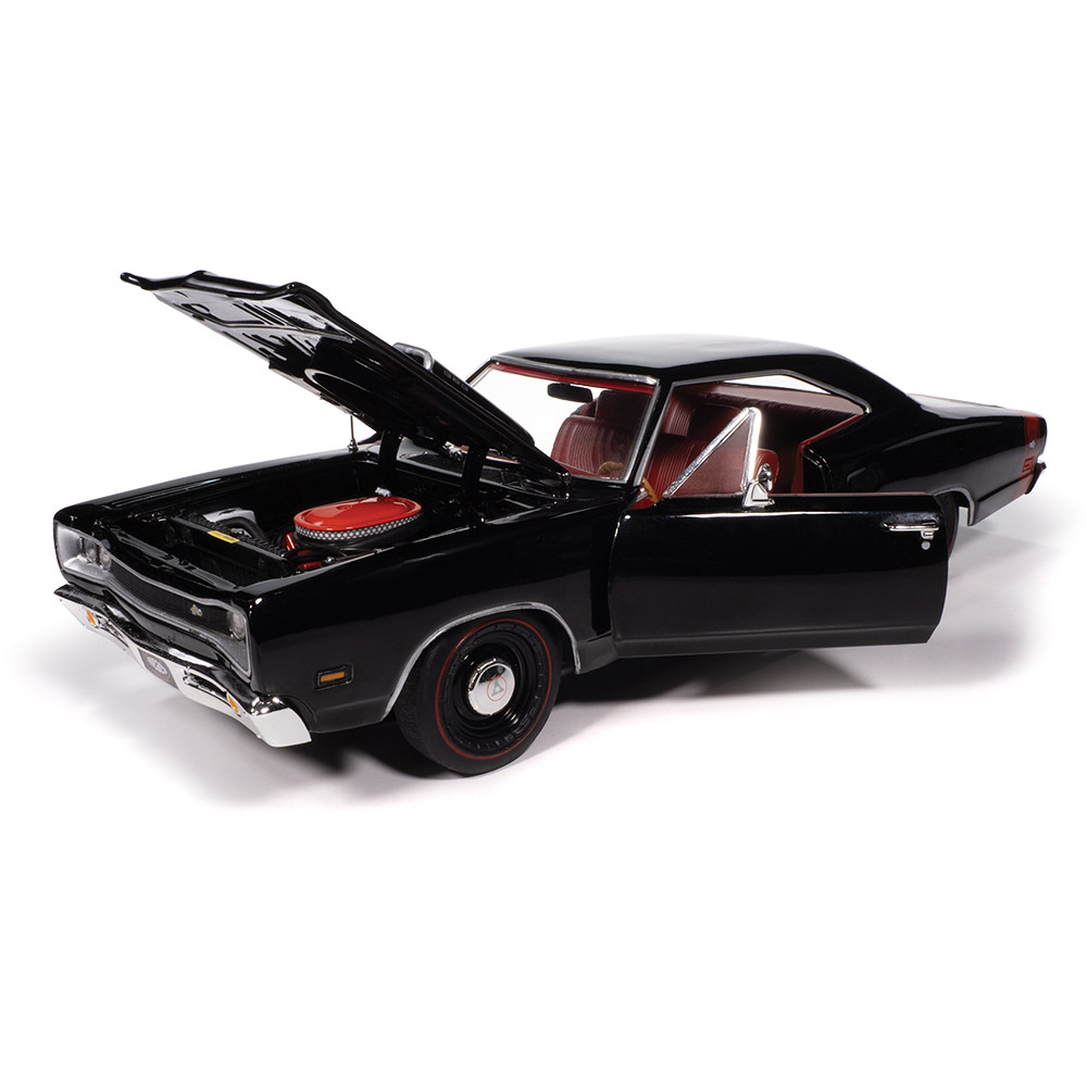 1969 Dodge Coronet Super Bee MCACN TX9 Black | American Muscle - Ertl
